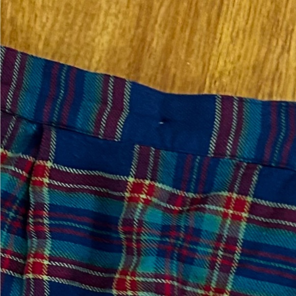 Vintage plaid mini skirt - Picture 3 of 3